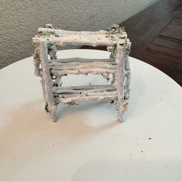 Other - Rustic White Miniature Shelf dollhouse decor handmade